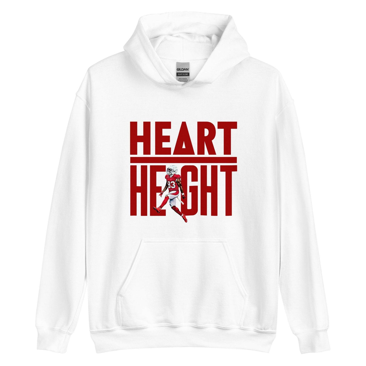 Greg Dortch "Heart Over Height" Hoodie - Fan Arch