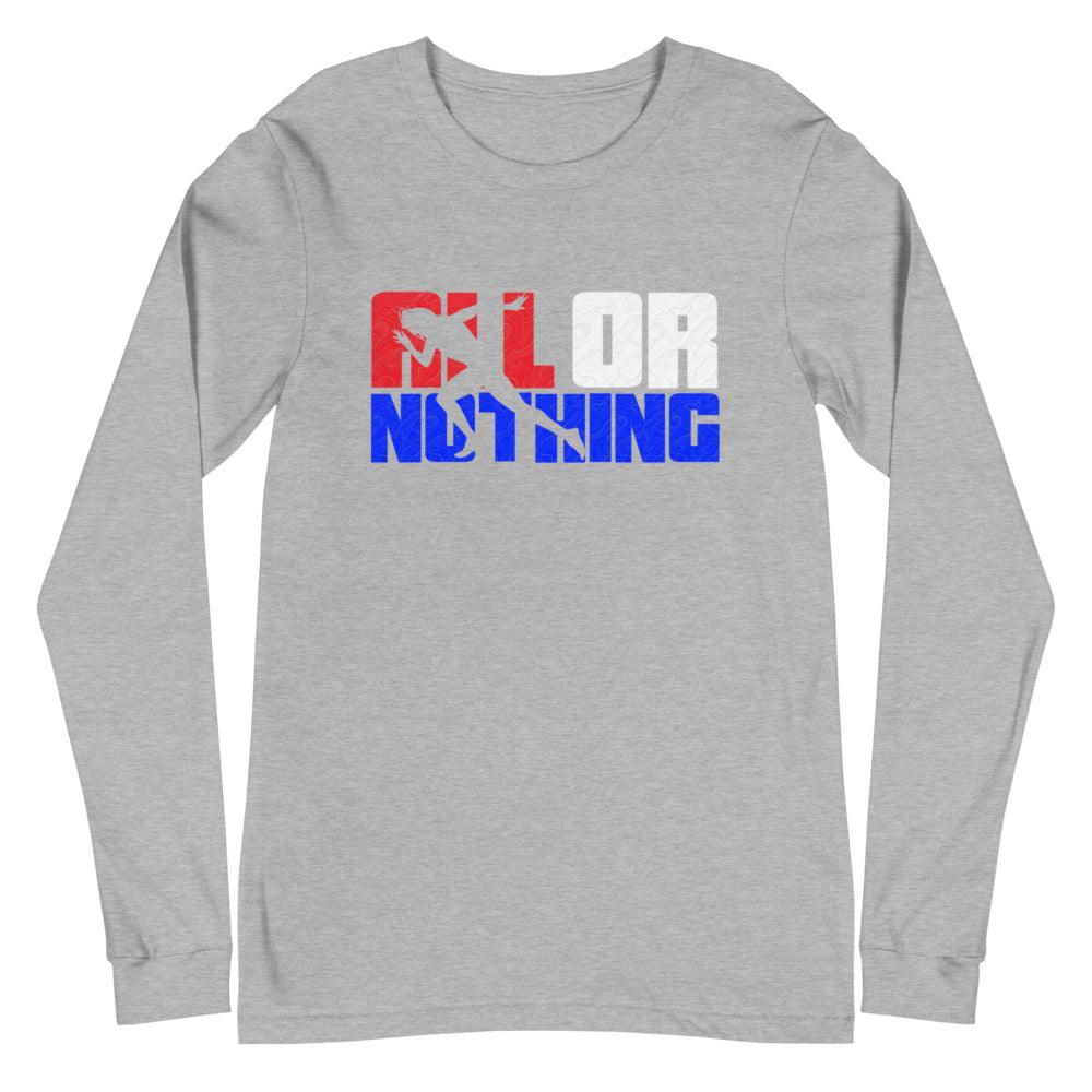 Kyra Jefferson "All Or Nothing" Long Sleeve Tee - Fan Arch