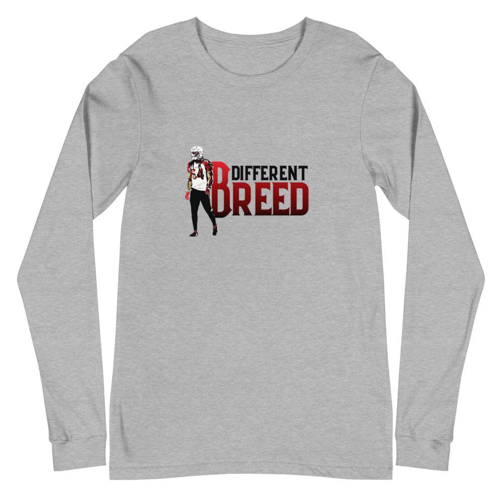 Terrance Smith "Different Breed"  Long Sleeve Tee - Fan Arch
