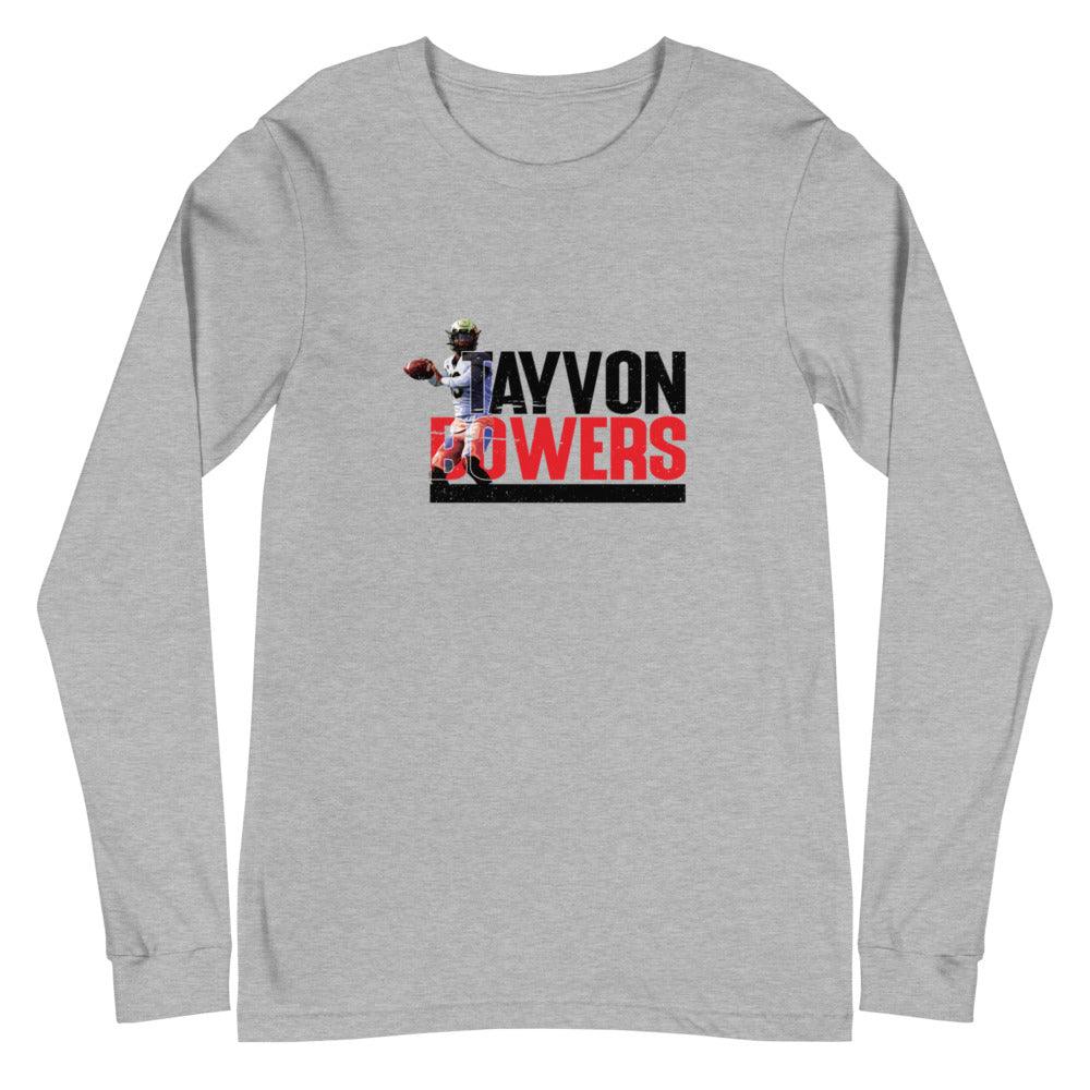 Tayvon Bowers "QB1" Long Sleeve Tee - Fan Arch