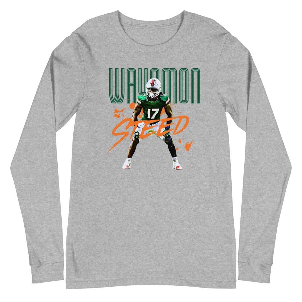 Waynmon Steed “Signature” Long Sleeve Tee - Fan Arch