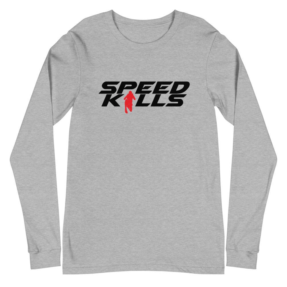 Saidyokub Kakhramonov "Speed Kills" Long Sleeve Tee - Fan Arch