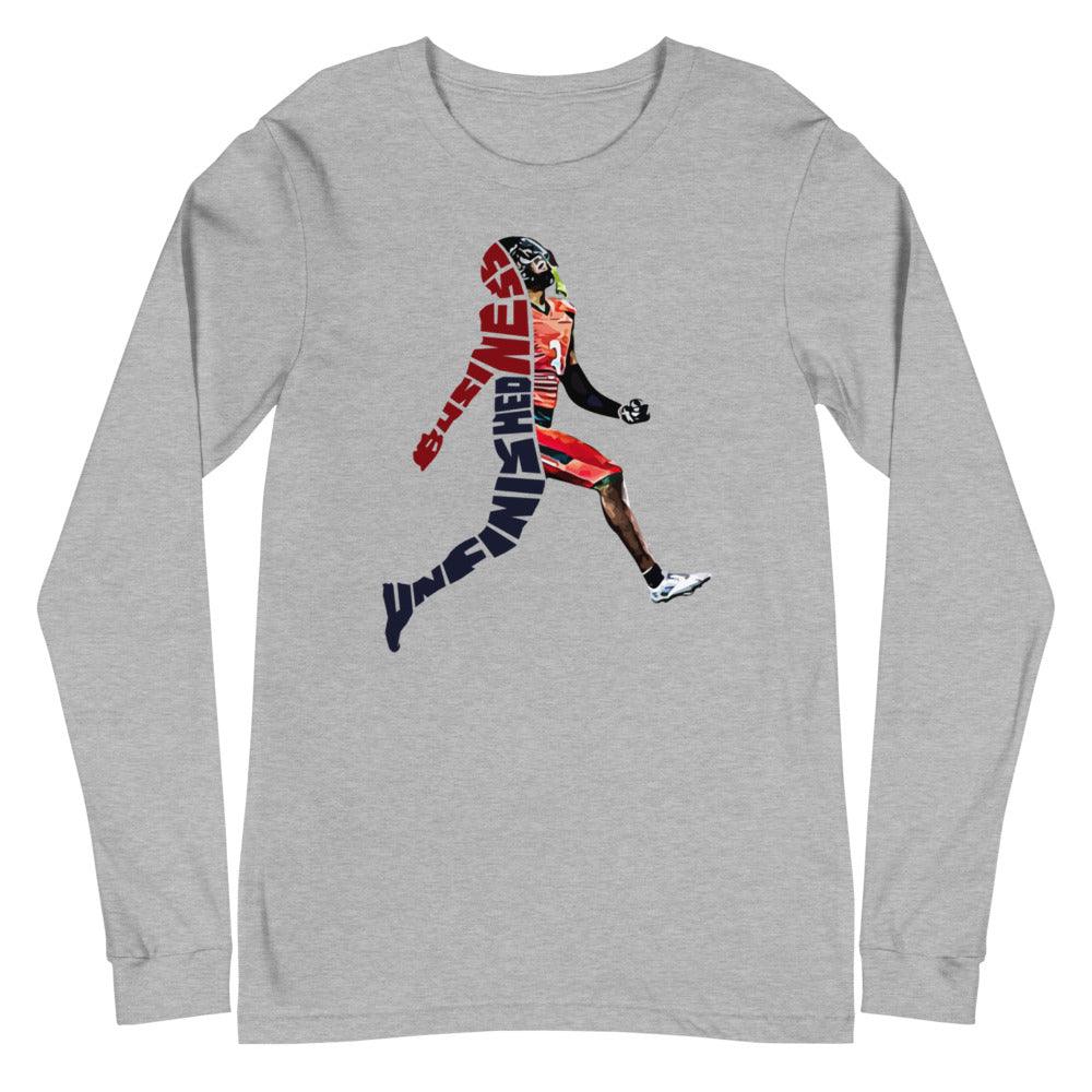 Von Hicks "Unfinished Business" Long Sleeve Tee - Fan Arch