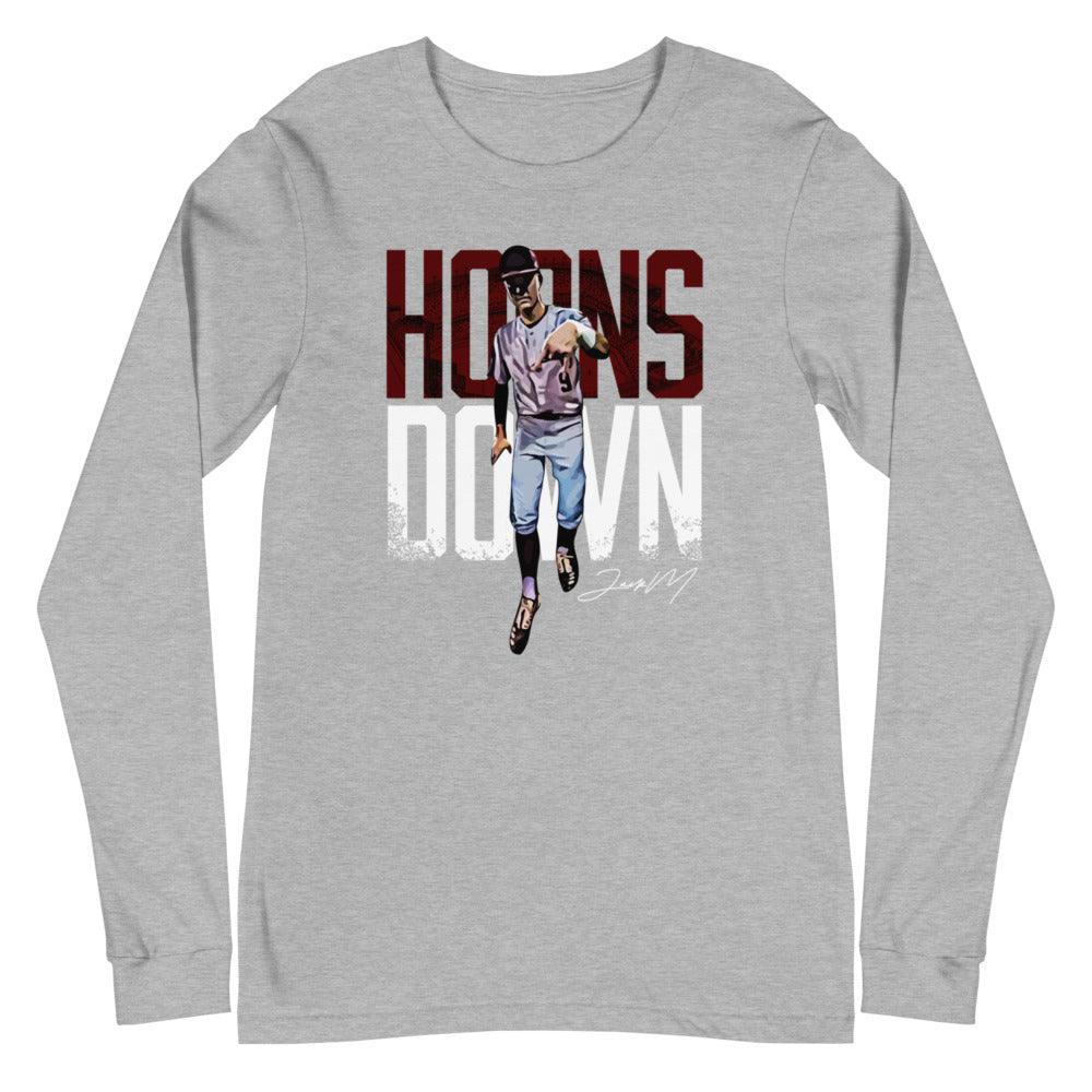 Jack Moss "Horns Down" Long Sleeve Tee - Fan Arch