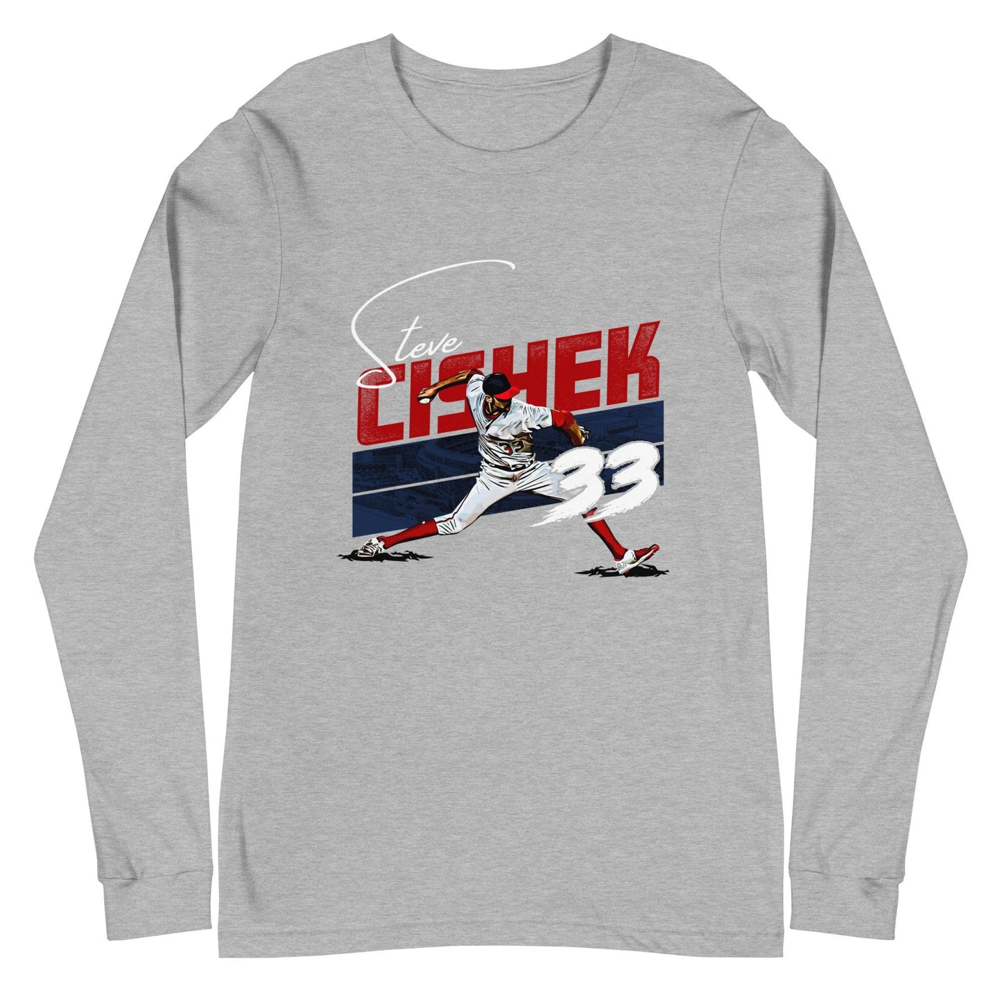 Steve Cishek "33" Long Sleeve Tee - Fan Arch