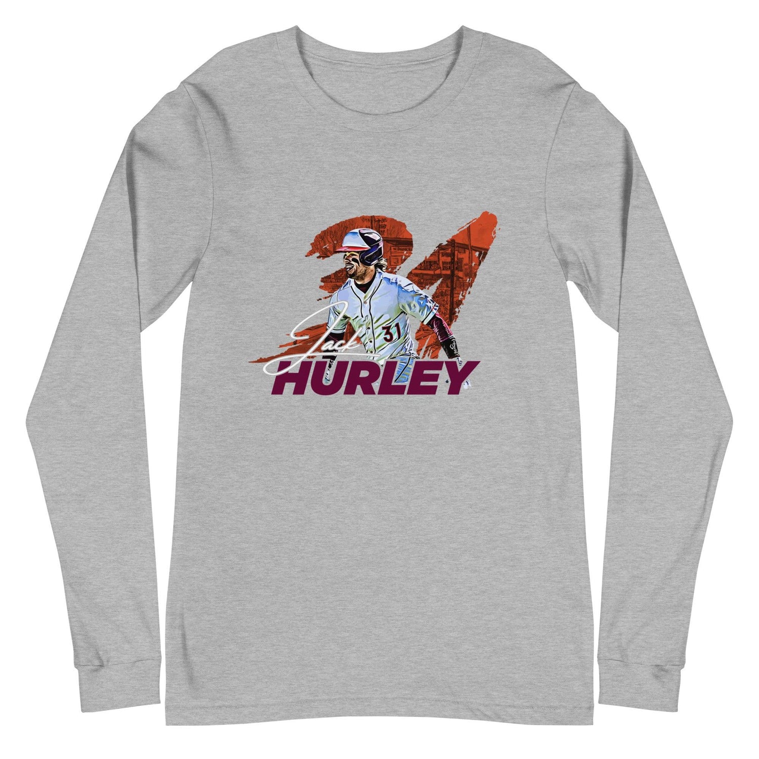 Jack Hurley “Essential” Long Sleeve Tee - Fan Arch