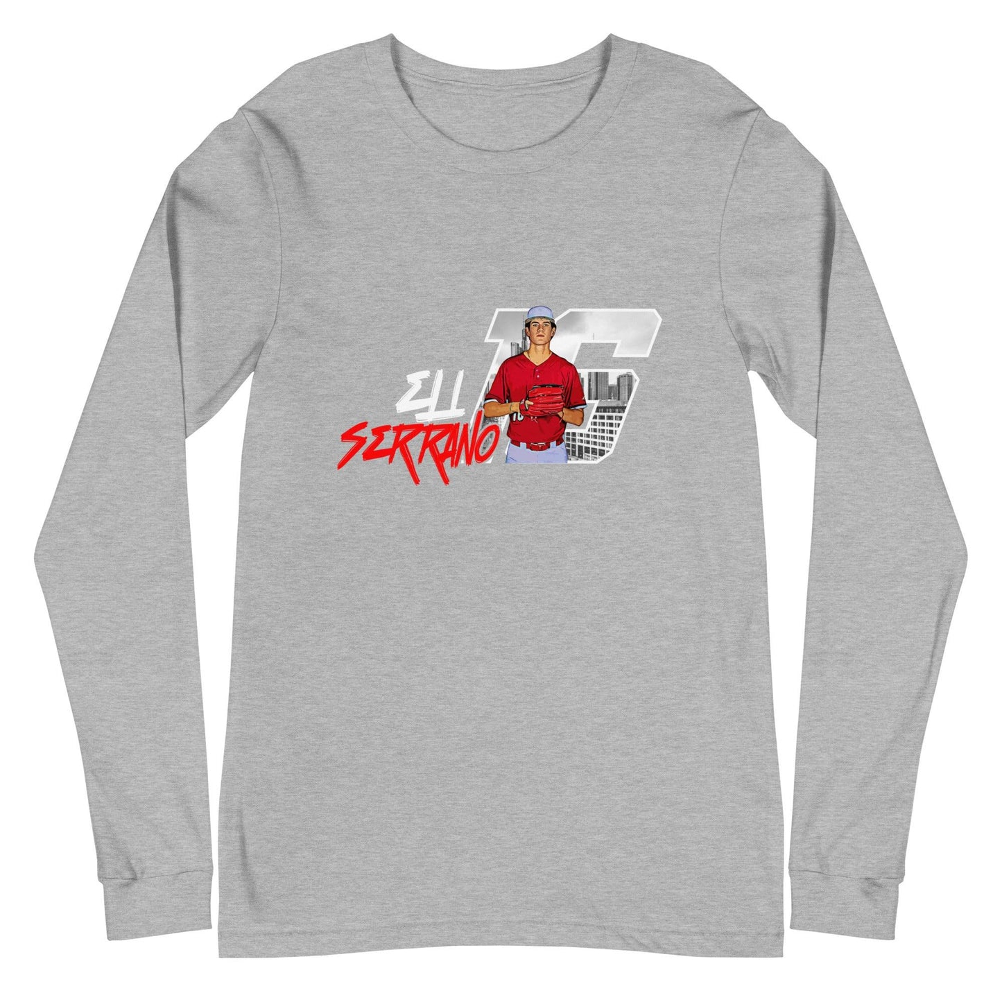 Eli Serrano "Gameday" Long Sleeve Tee - Fan Arch