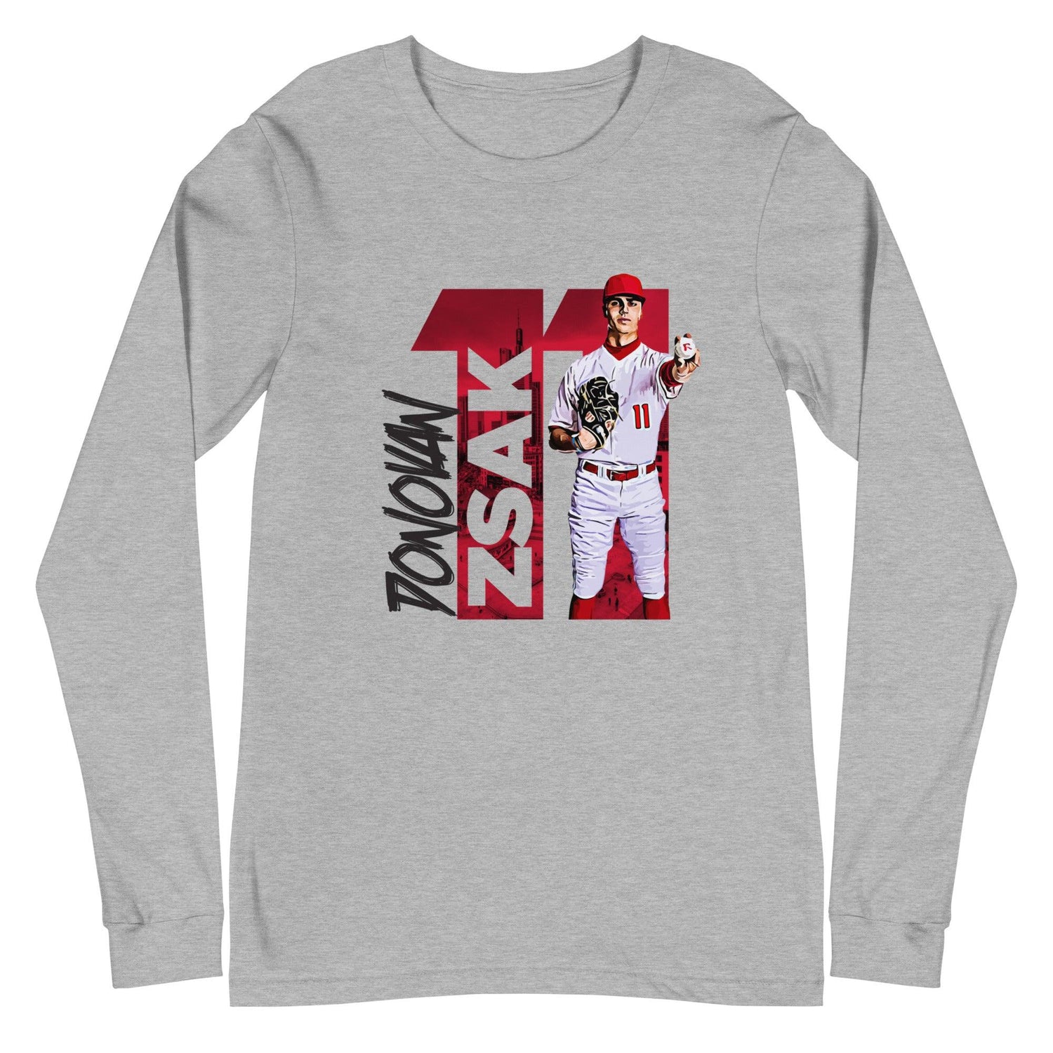 Donovan Zsak "Gameday" Long Sleeve Tee - Fan Arch