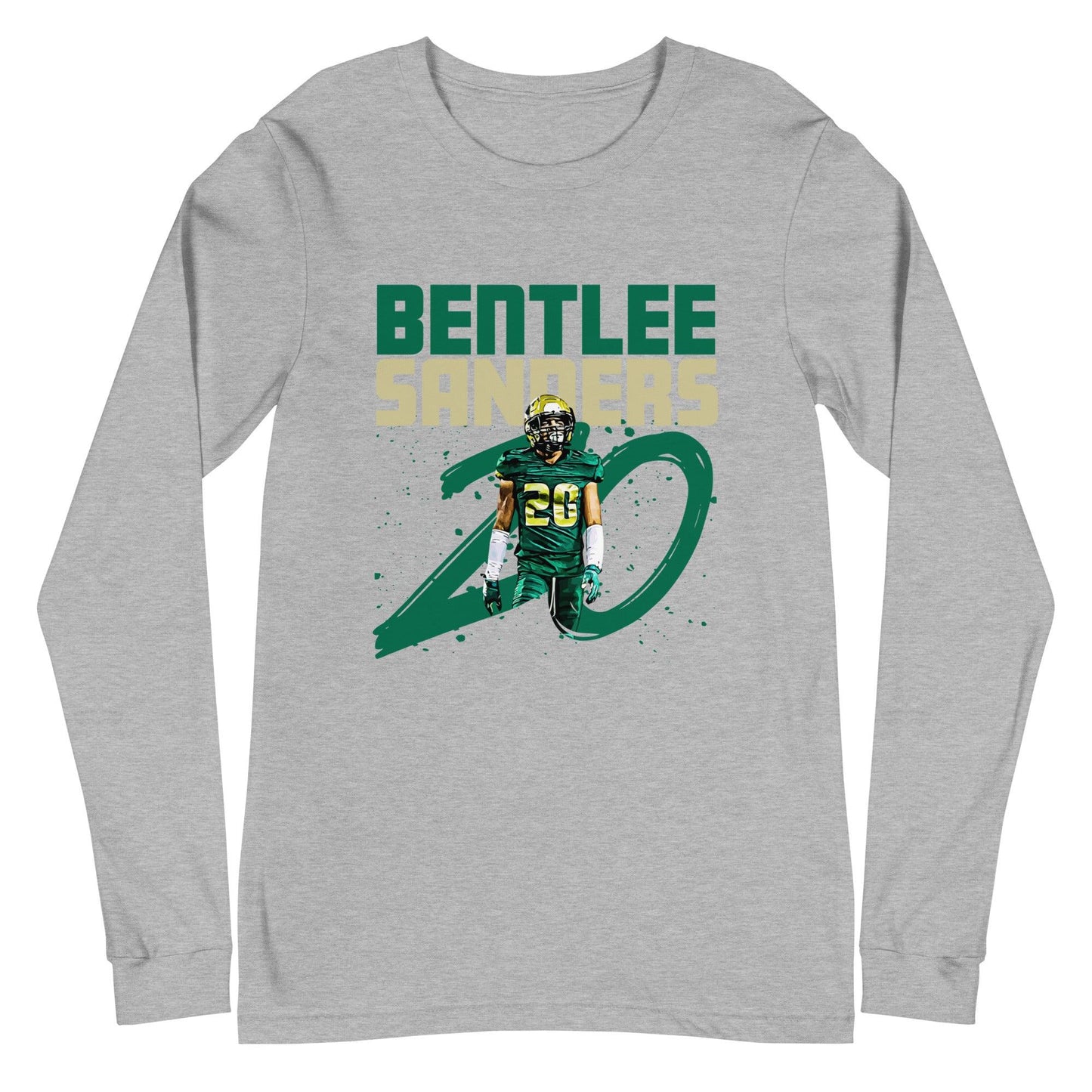 Bentlee Sanders "Gameday" Long Sleeve Tee - Fan Arch