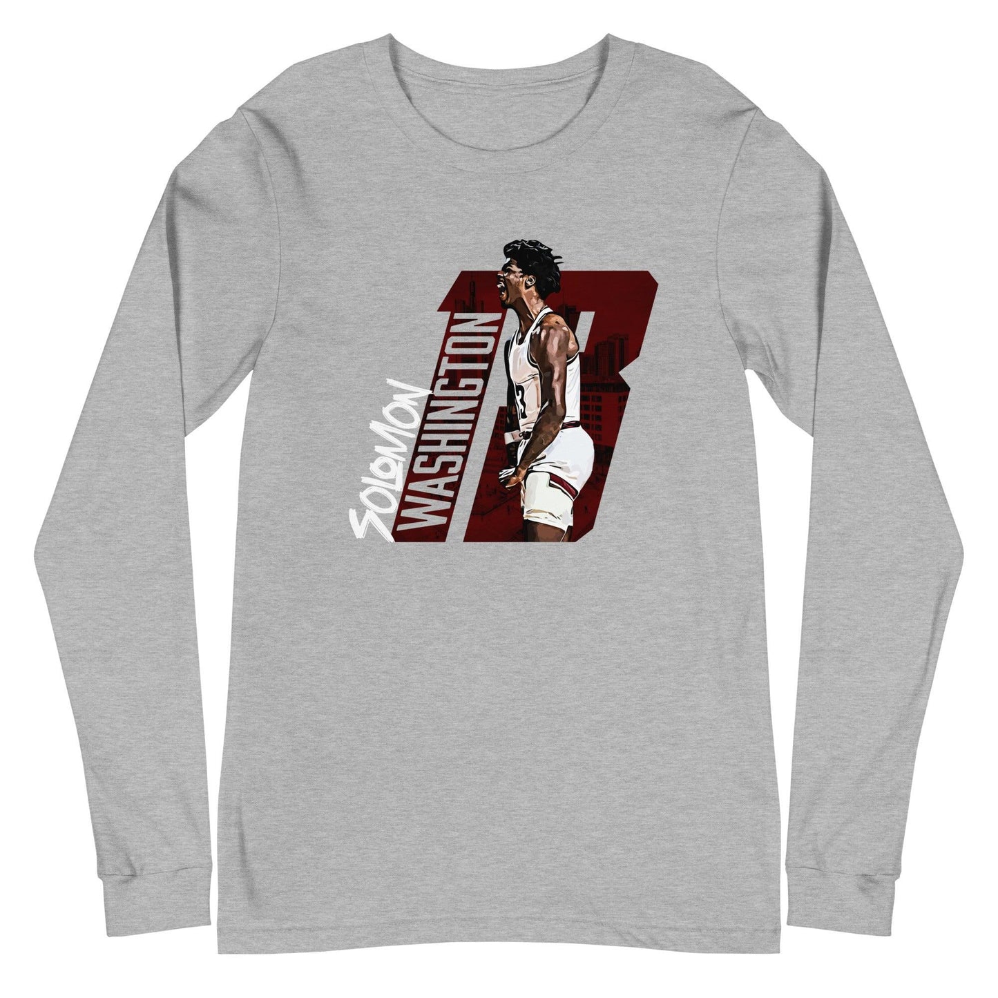 Solomon Washington "Gameday" Long Sleeve Tee - Fan Arch