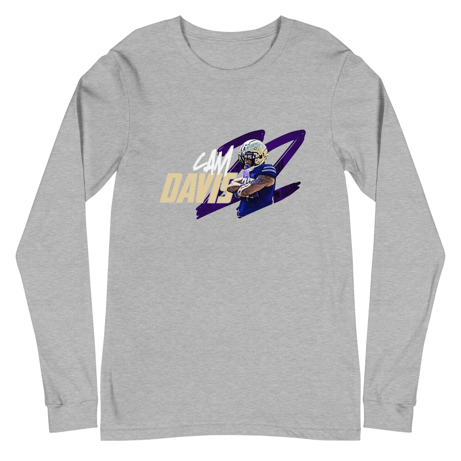 Cam Davis "Gameday" Long Sleeve Tee - Fan Arch