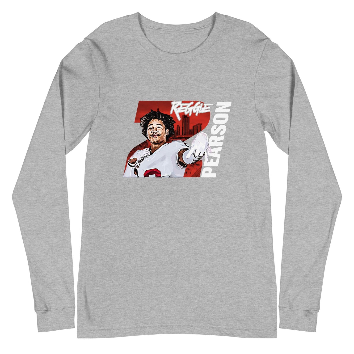 Reggie Pearson "Gameday" Long Sleeve Tee - Fan Arch