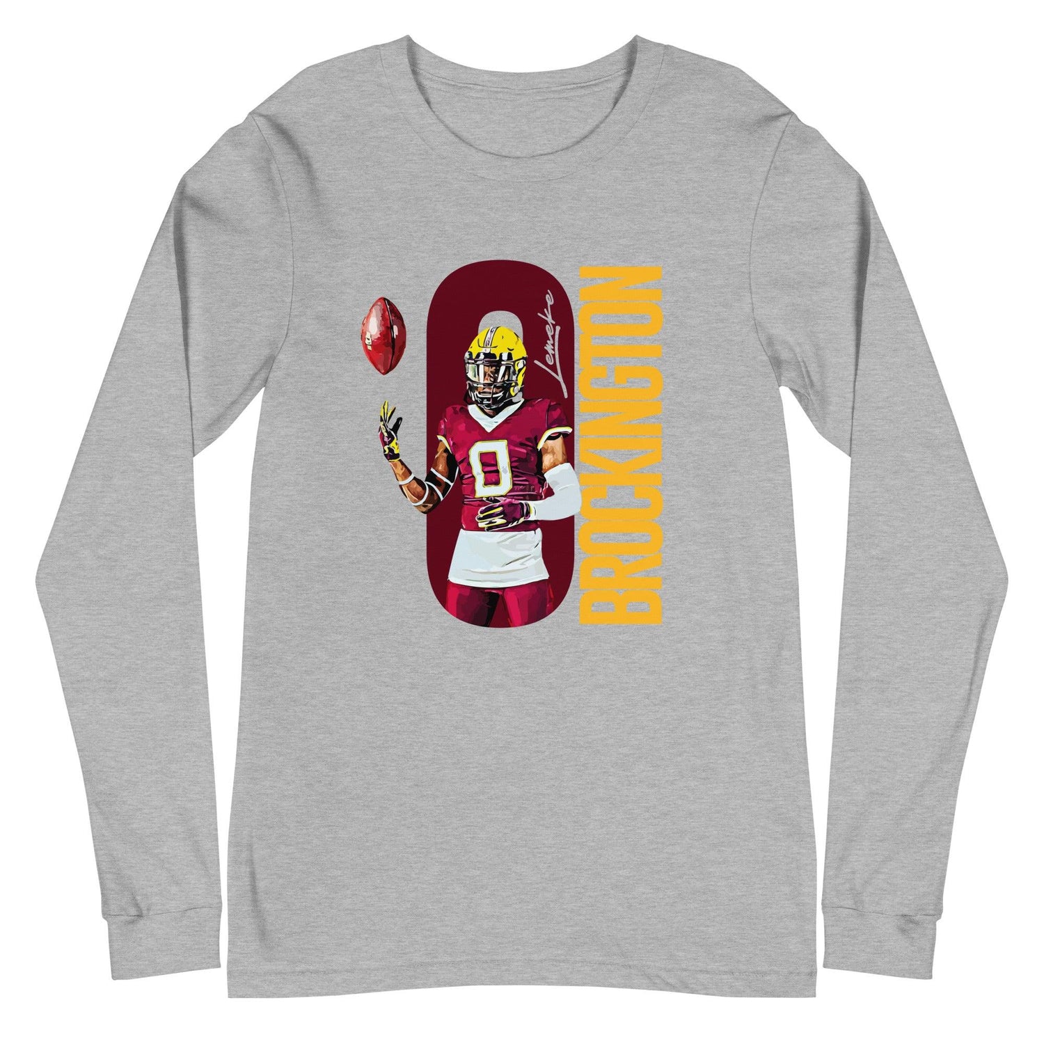 Lemeke Brockington "Gameday" Long Sleeve Tee - Fan Arch