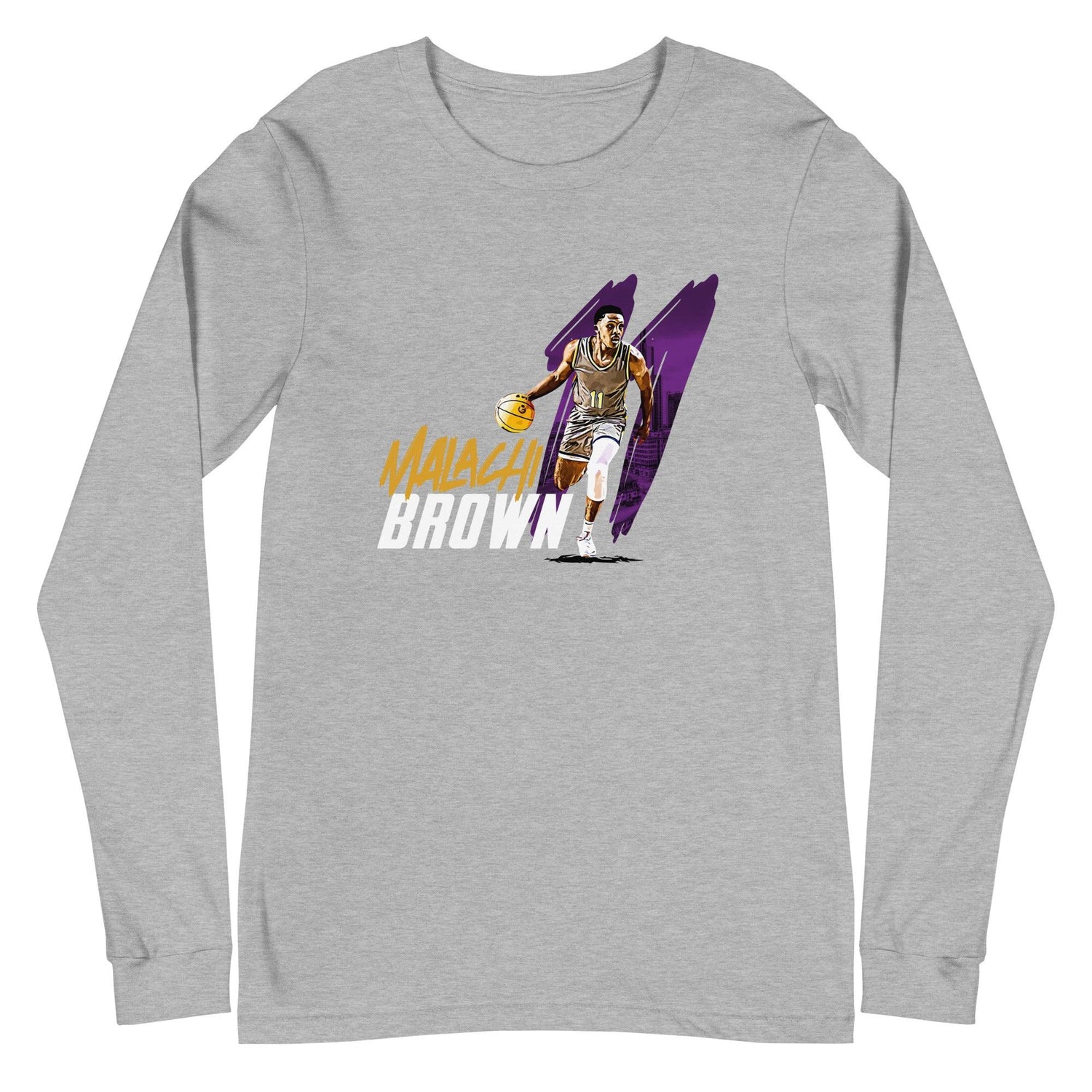 Malachi Brown "Gameday" Long Sleeve Tee - Fan Arch