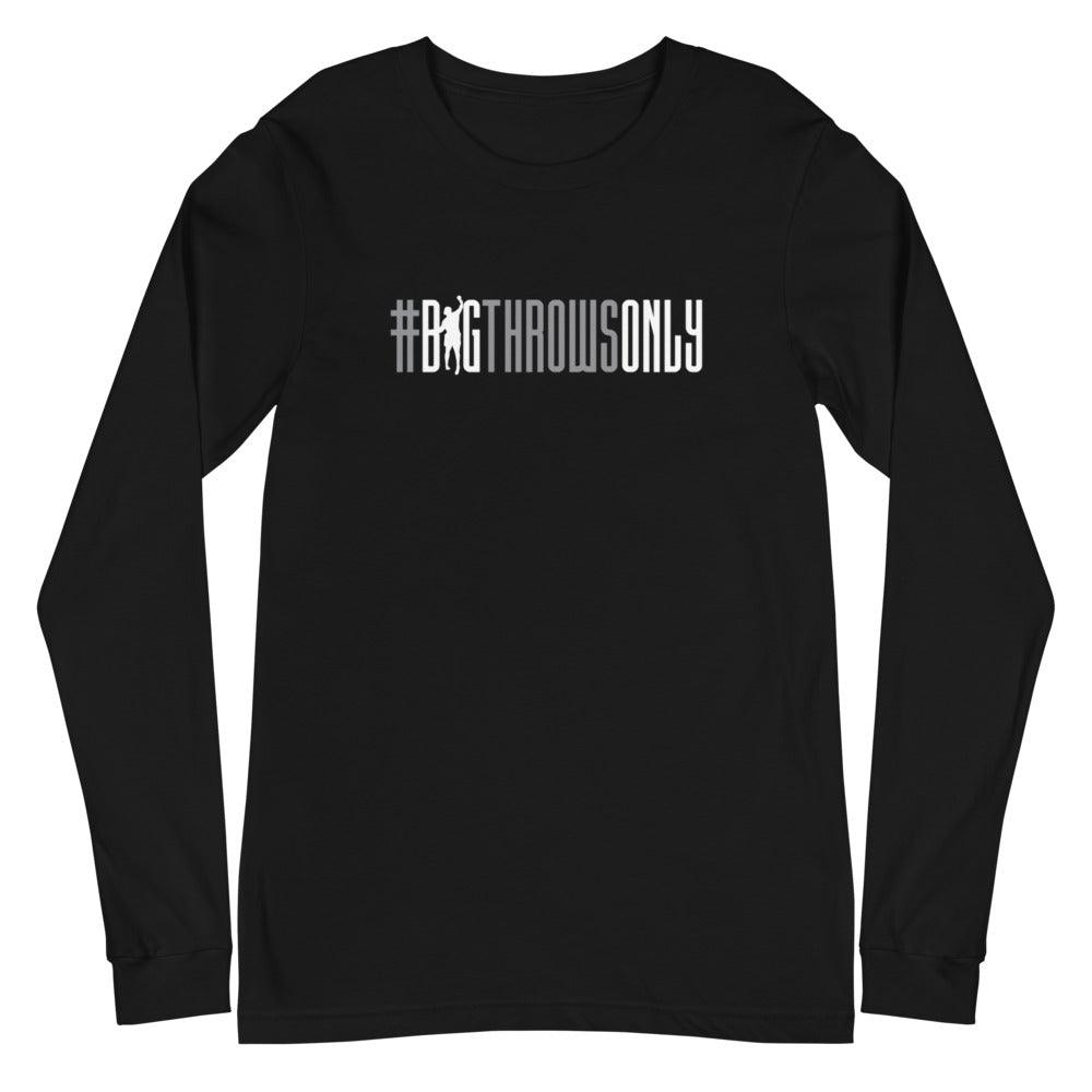 Josh Awotunde "#BigThrowsOnly" Long Sleeve Tee - Fan Arch
