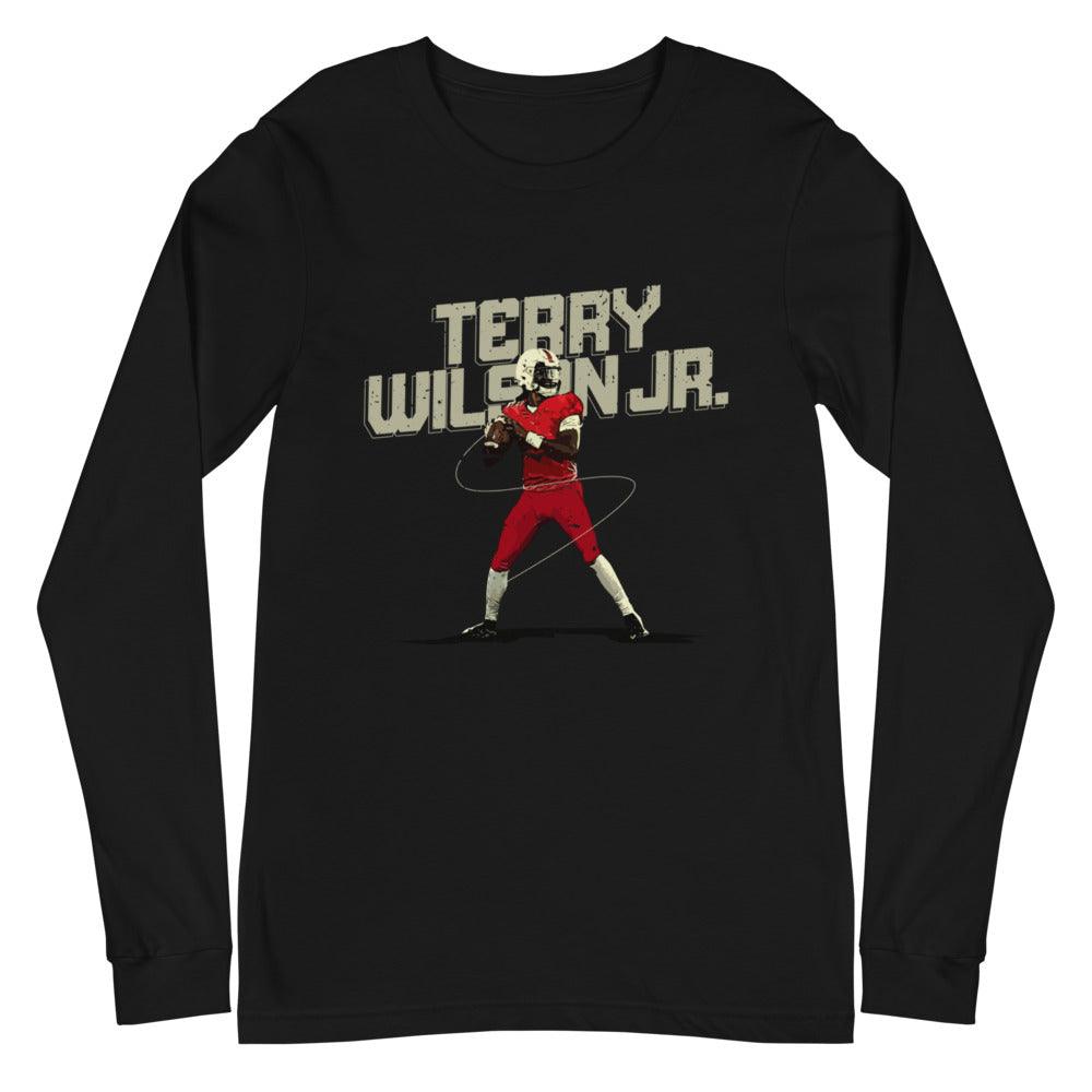 Terry Wilson Jr. “Terry” Long Sleeve Tee - Fan Arch