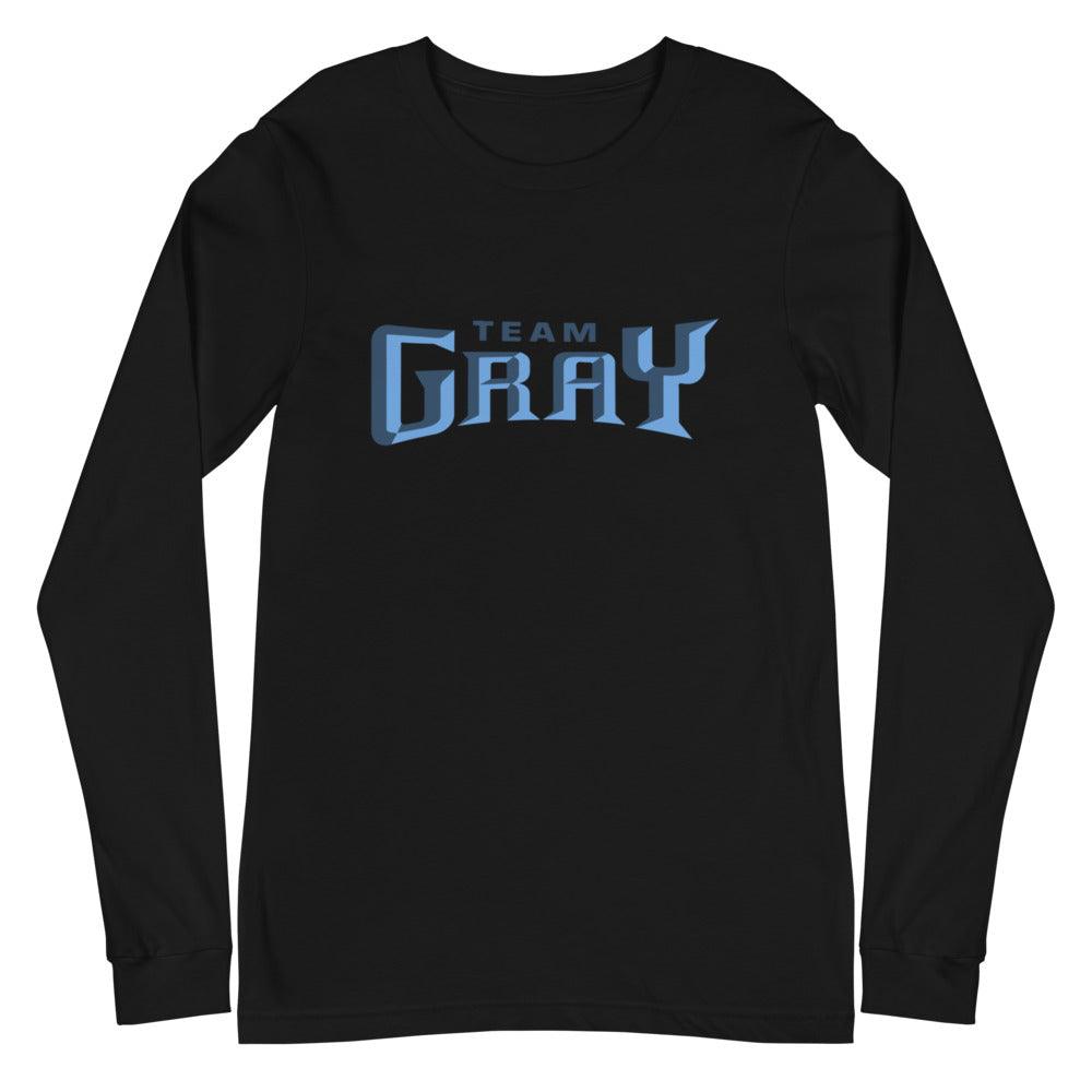 Derwin Gray "Team Gray" Long Sleeve Tee - Fan Arch