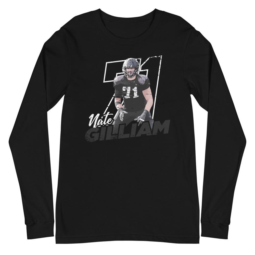 Nate Gilliam "Gameday" Long Sleeve Tee - Fan Arch
