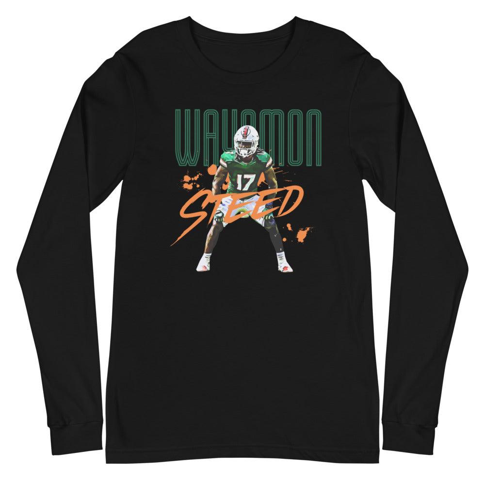 Waynmon Steed “Signature” Long Sleeve Tee - Fan Arch