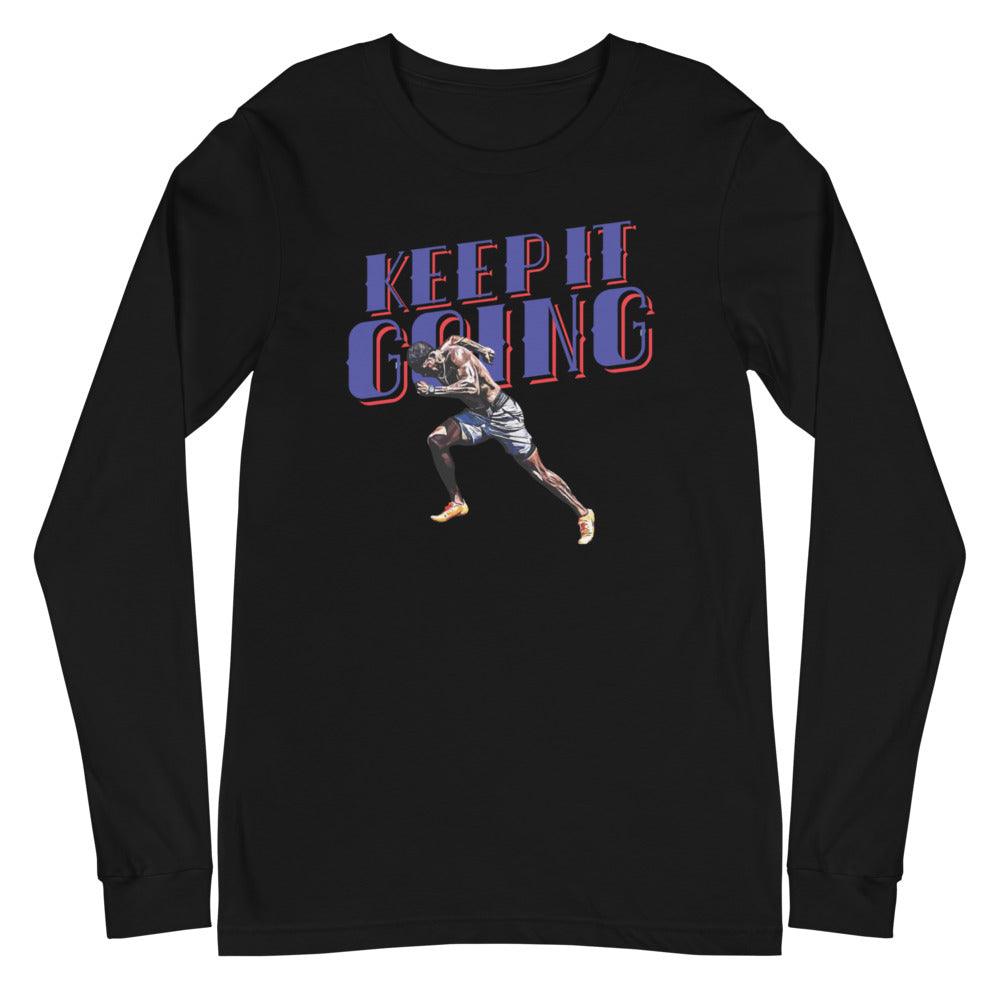 Marvin Bracy-Williams "Keep It Going"  Long Sleeve Tee - Fan Arch