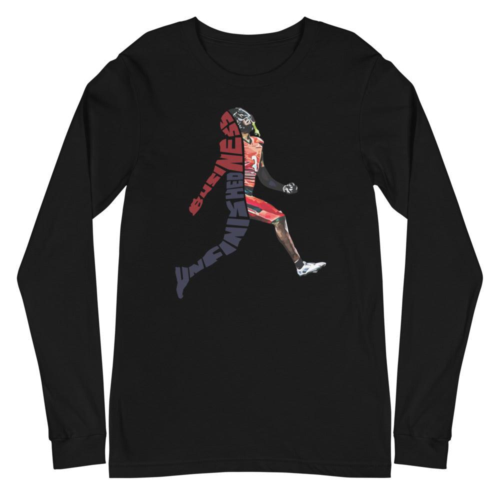 Von Hicks "Unfinished Business" Long Sleeve Tee - Fan Arch