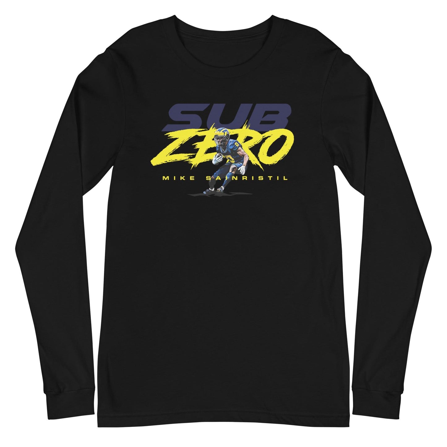 Mike Sainristil "Sub Zero" Long Sleeve Tee - Fan Arch