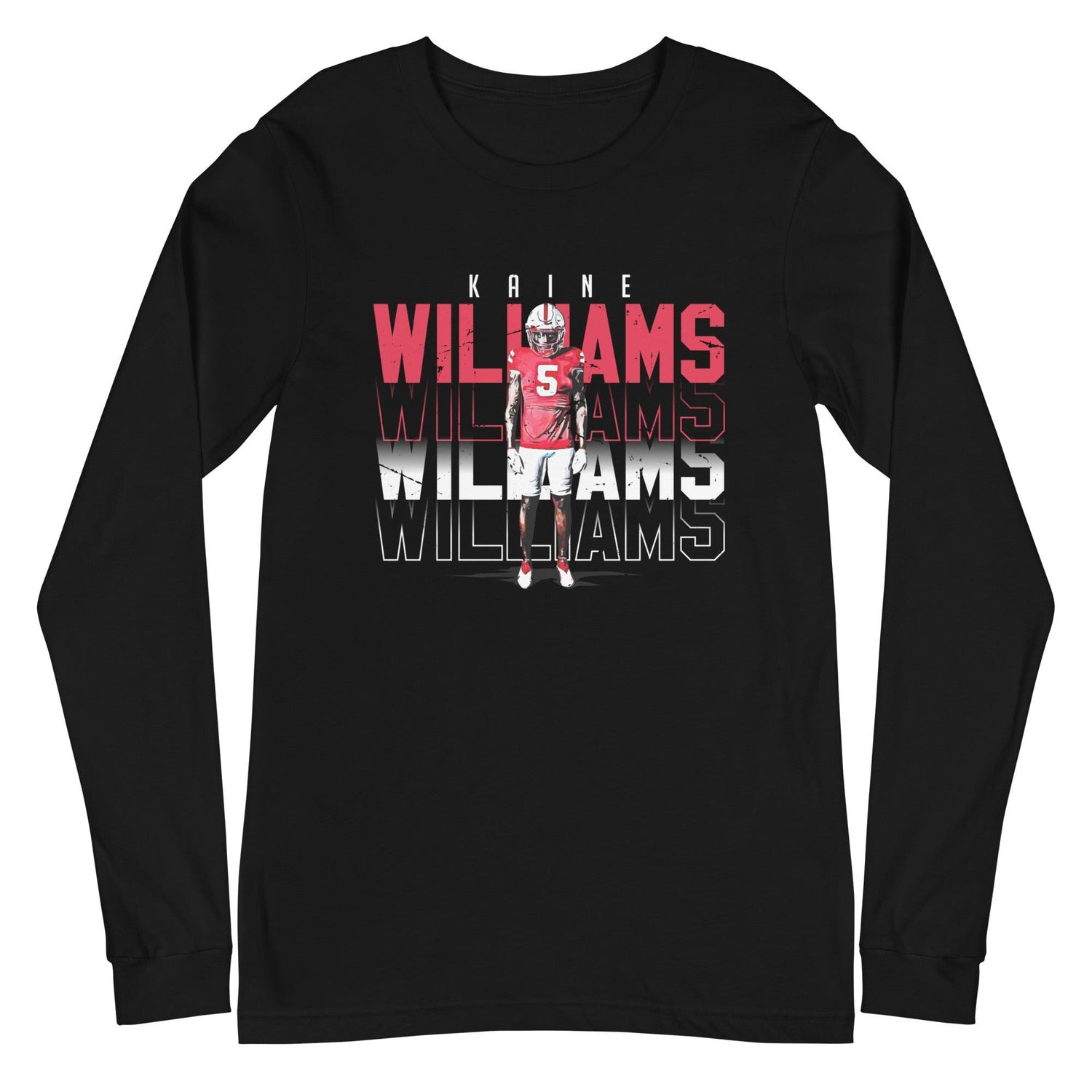 Kaine Williams “Essential” Long Sleeve Tee - Fan Arch