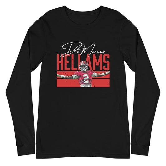 DeMarcco Hellams “Signature” Long Sleeve Tee - Fan Arch