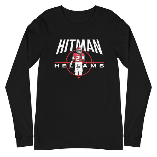 DeMarcco Hellams "Hitman" Long Sleeve Tee - Fan Arch