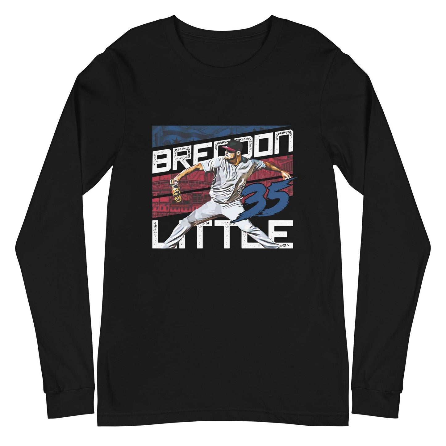 Brendon Little "35" Long Sleeve Tee - Fan Arch