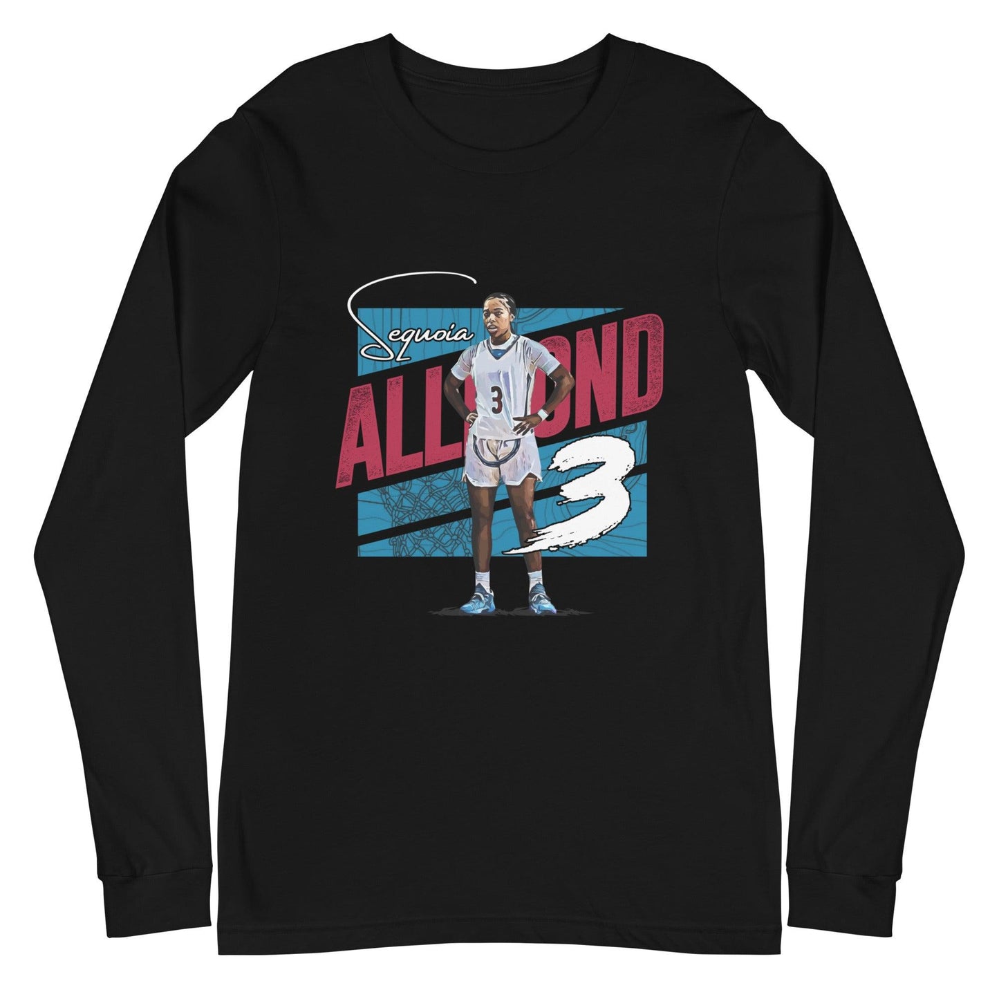 SeQuoia Allmond "Gametime" Long Sleeve Tee - Fan Arch