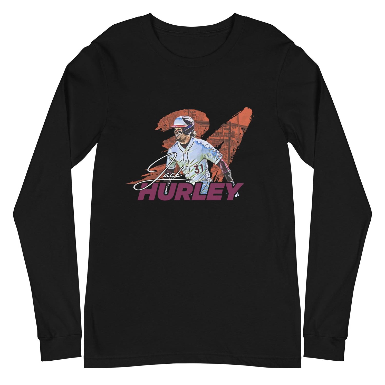 Jack Hurley “Essential” Long Sleeve Tee - Fan Arch