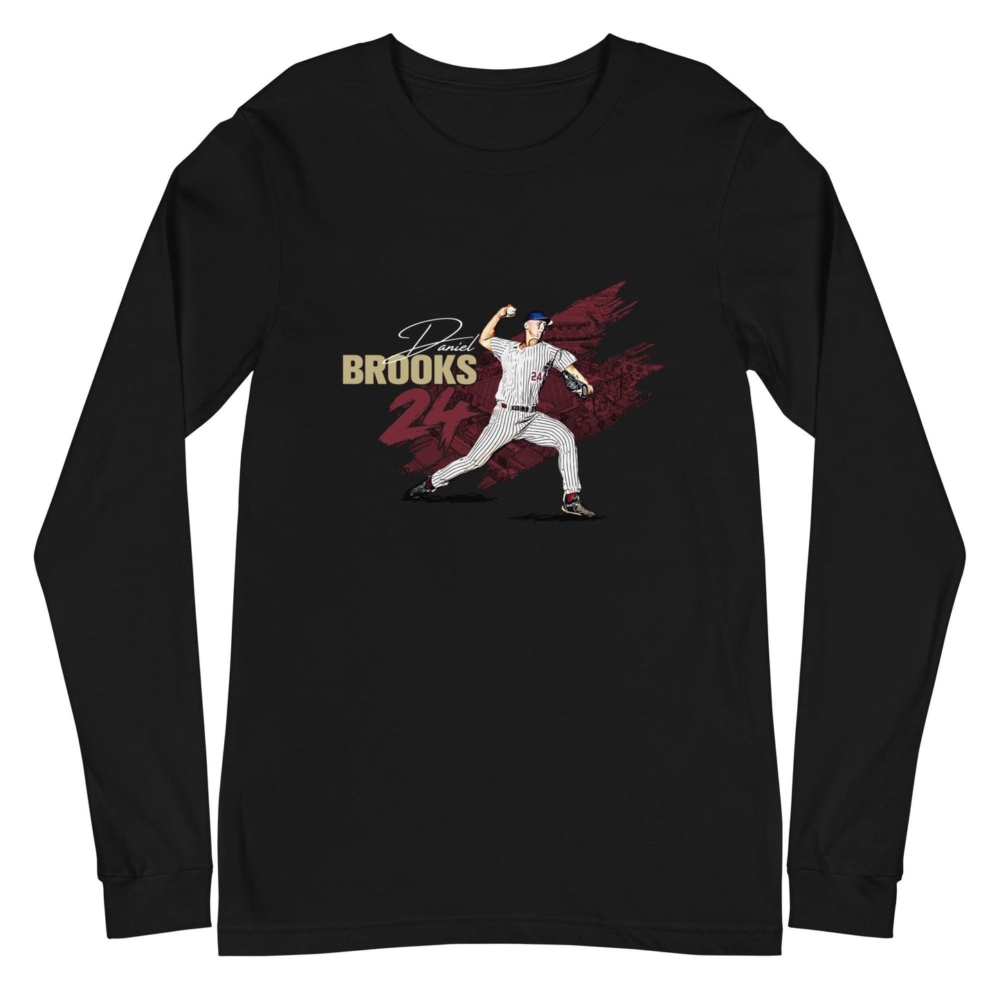 Daniel Brooks “Essential” Long Sleeve Tee - Fan Arch