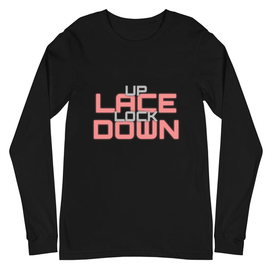 Angelo Sharpless "Lace Up Lock Down" Long Sleeve Tee - Fan Arch