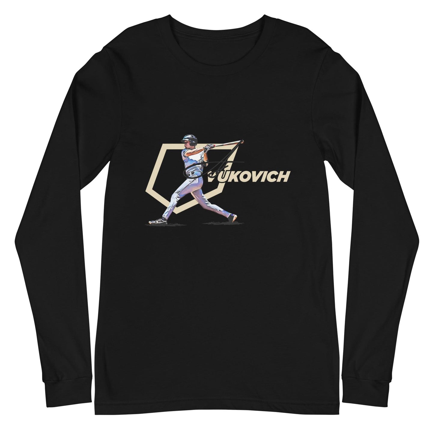 AJ Vukovich “Essential” Long Sleeve Tee - Fan Arch