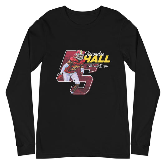 Keiondre Hall "Signature" Long Sleeve Tee - Fan Arch