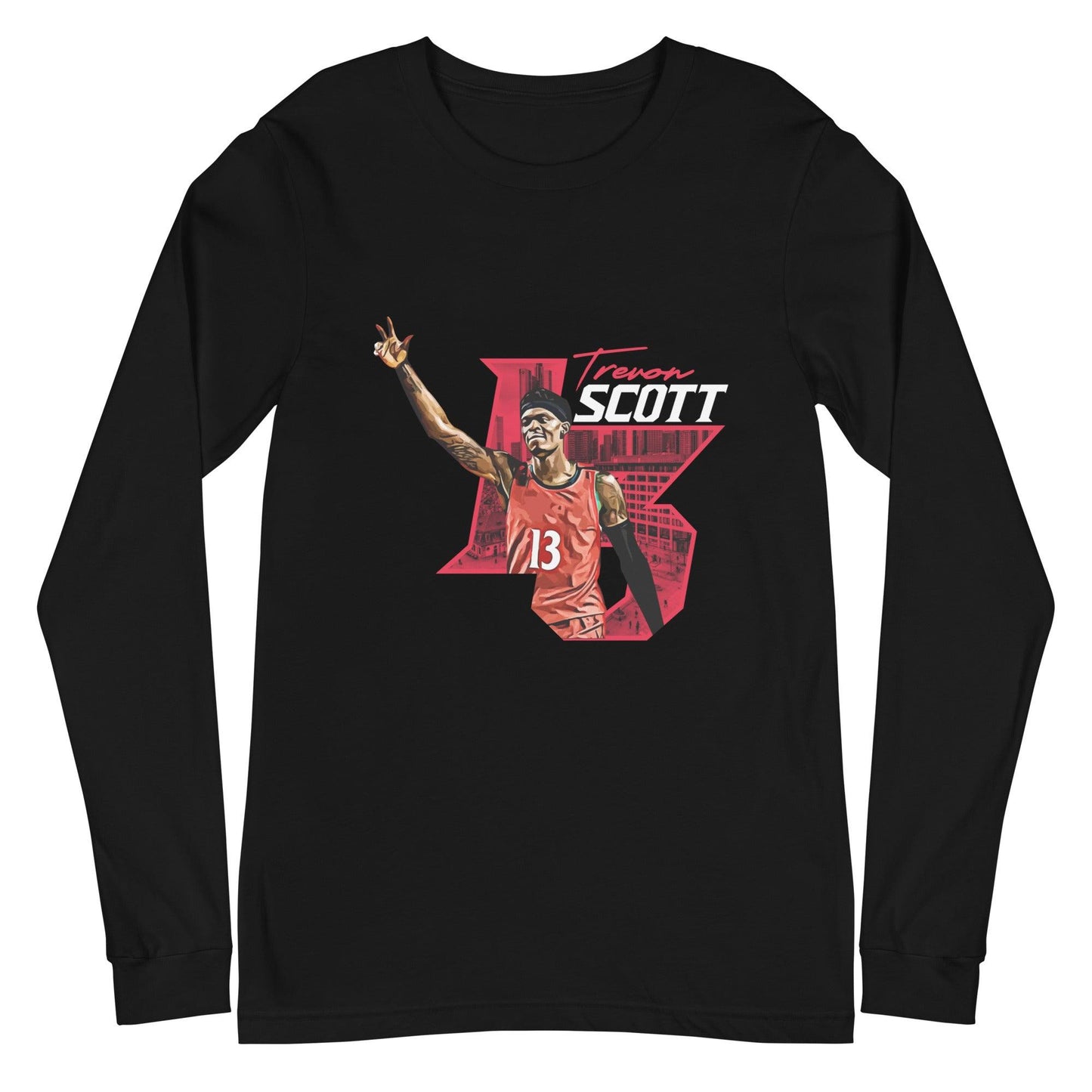 Trevon Scott "Gameday" Long Sleeve Tee - Fan Arch