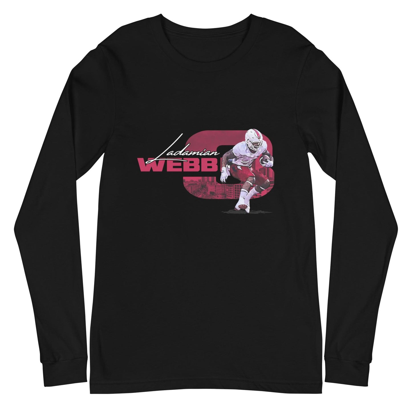 Ladamian Webb "Gameday" Long Sleeve Tee - Fan Arch