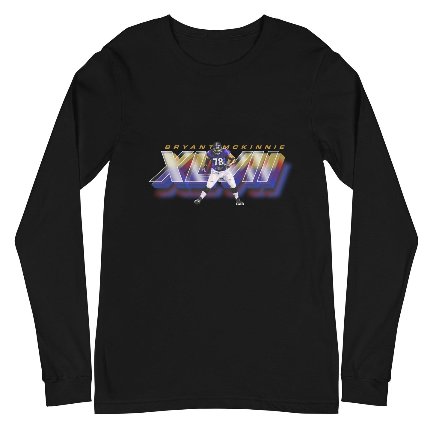 Bryant McKinnie "XLVII" Long Sleeve Tee - Fan Arch