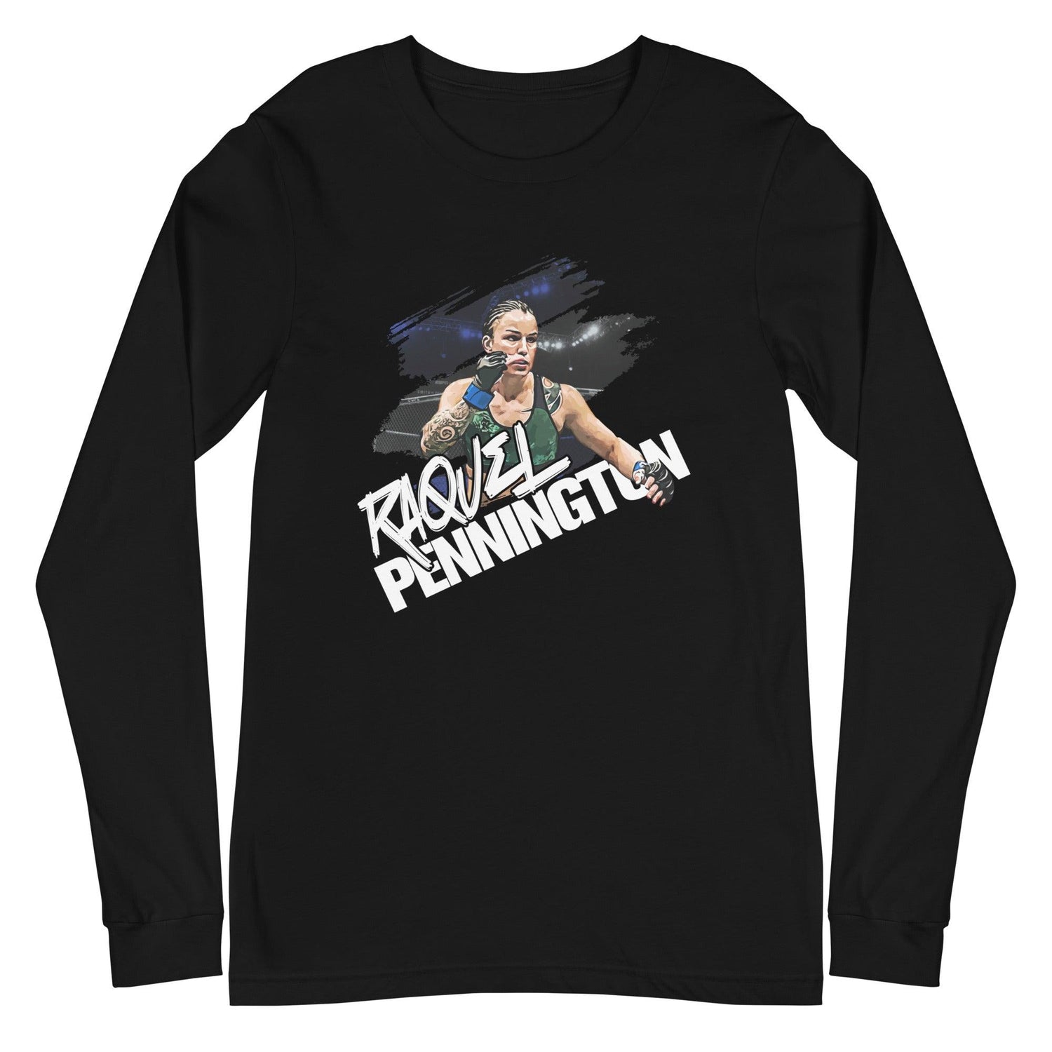 Raquel Pennington "Fight Night" Long Sleeve Tee - Fan Arch
