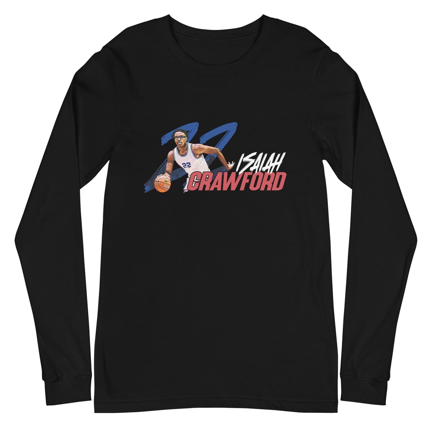 Isaiah Crawford "Gameday" Long Sleeve Tee - Fan Arch