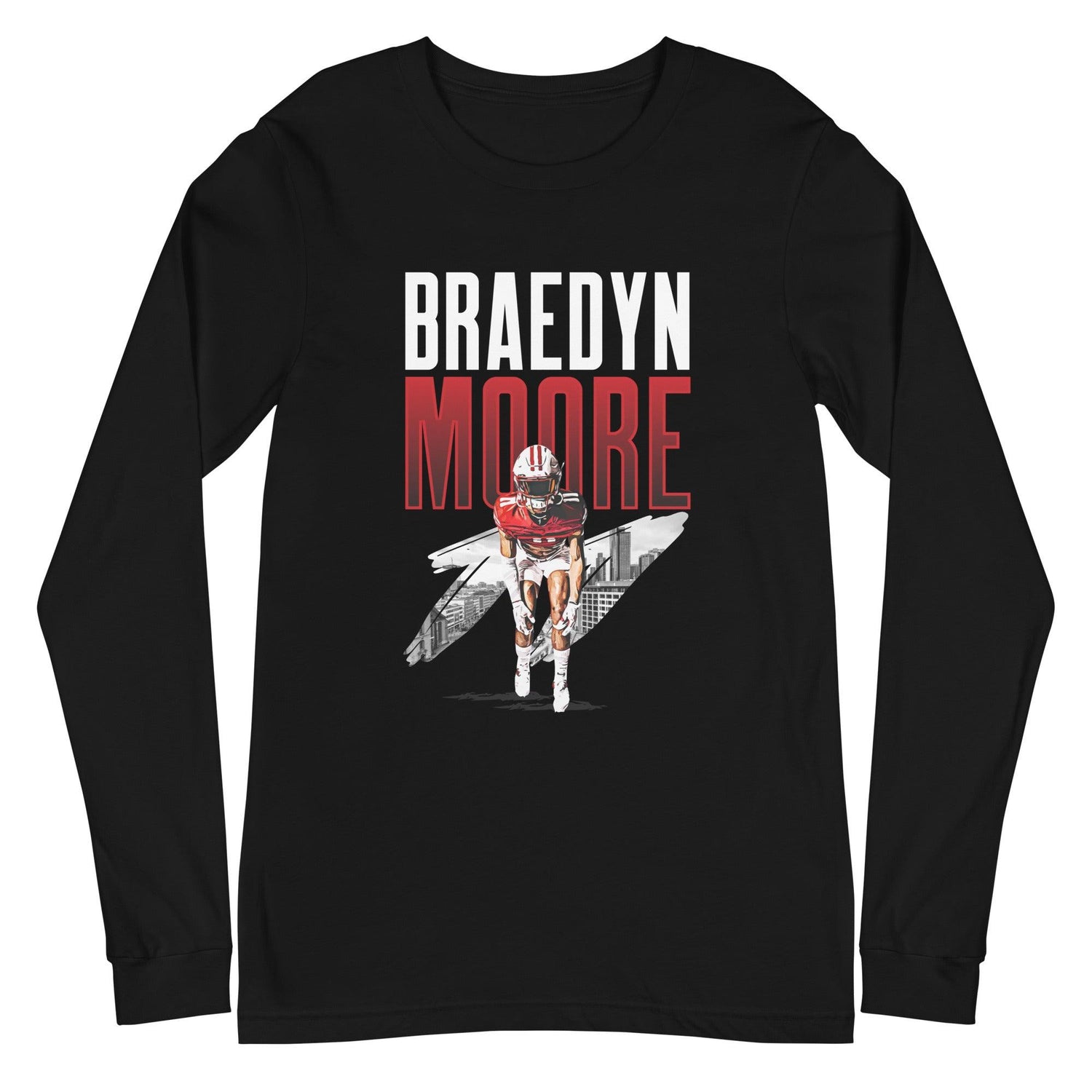 Braedyn Moore "Gameday" Long Sleeve Tee - Fan Arch