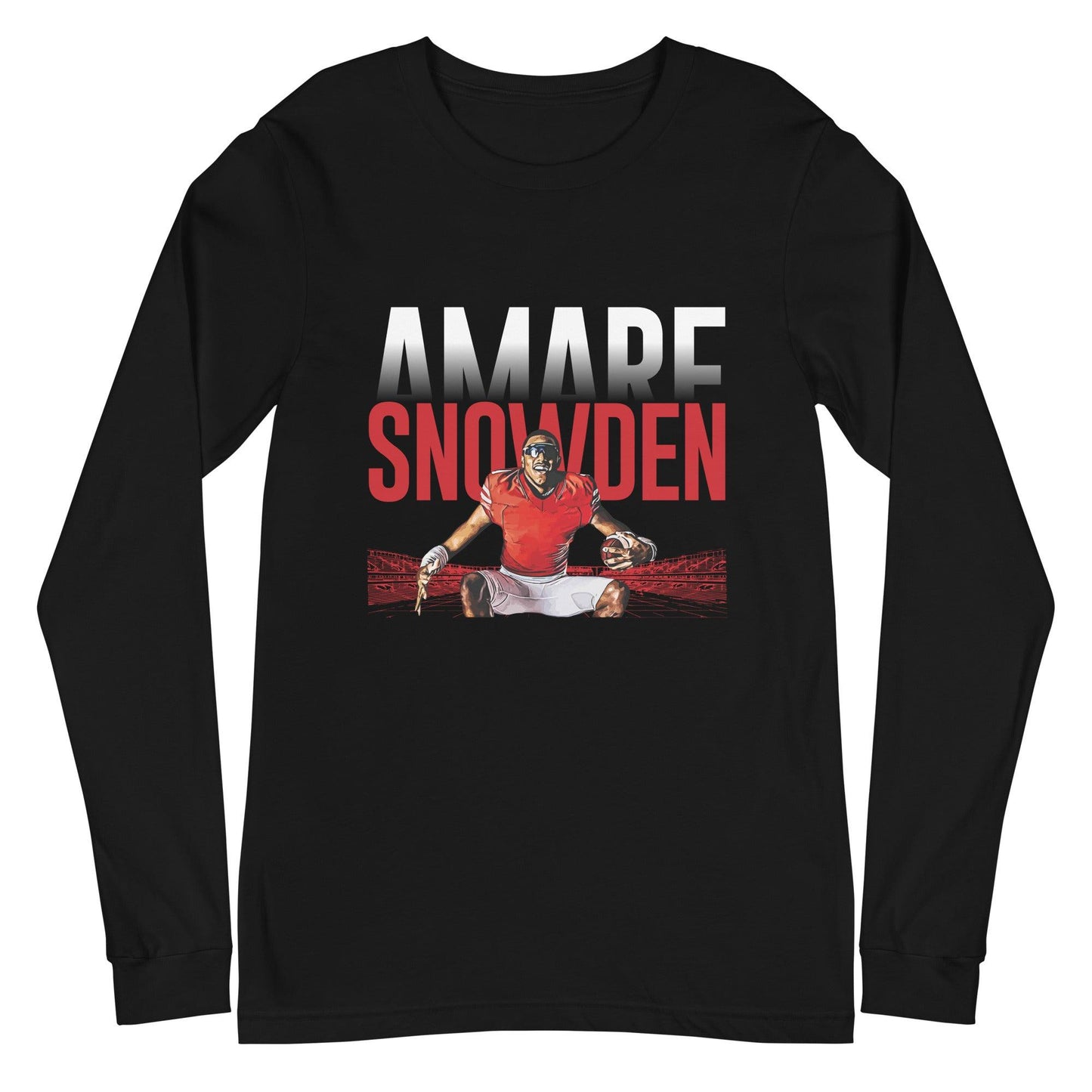 Amare Snowden "Gameday" Long Sleeve Tee - Fan Arch