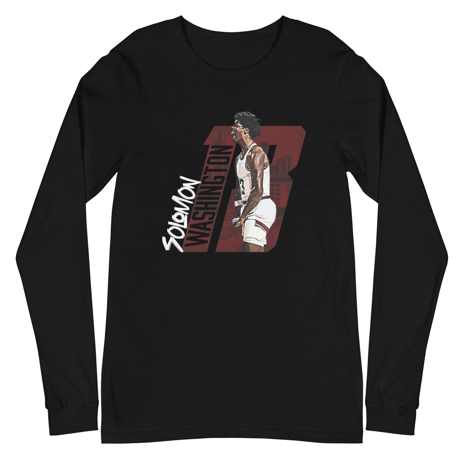 Solomon Washington "Gameday" Long Sleeve Tee - Fan Arch