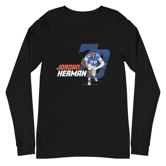 Jordan Herman "Gameday" Long Sleeve Tee - Fan Arch