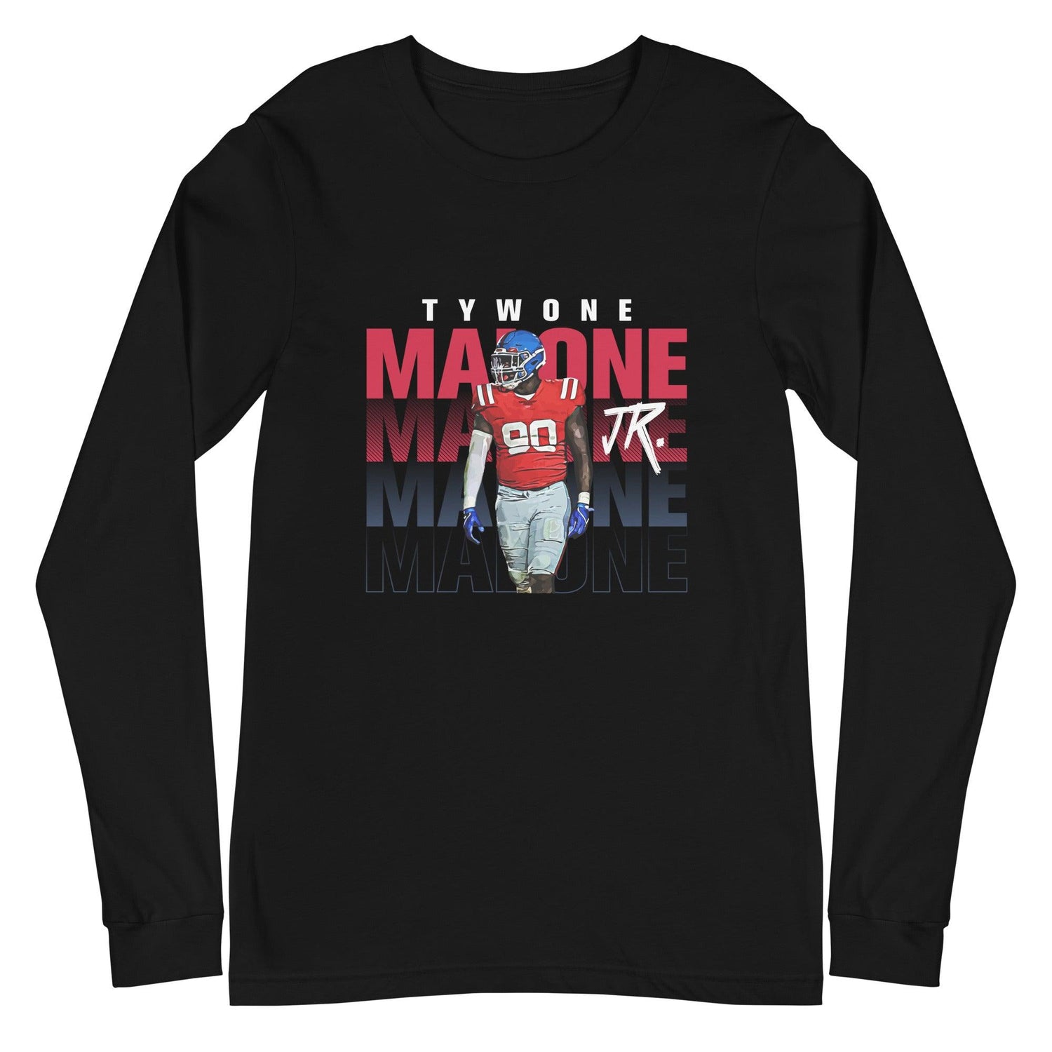 Tywone Elijah Malone Jr. "Gameday" Long Sleeve Tee - Fan Arch