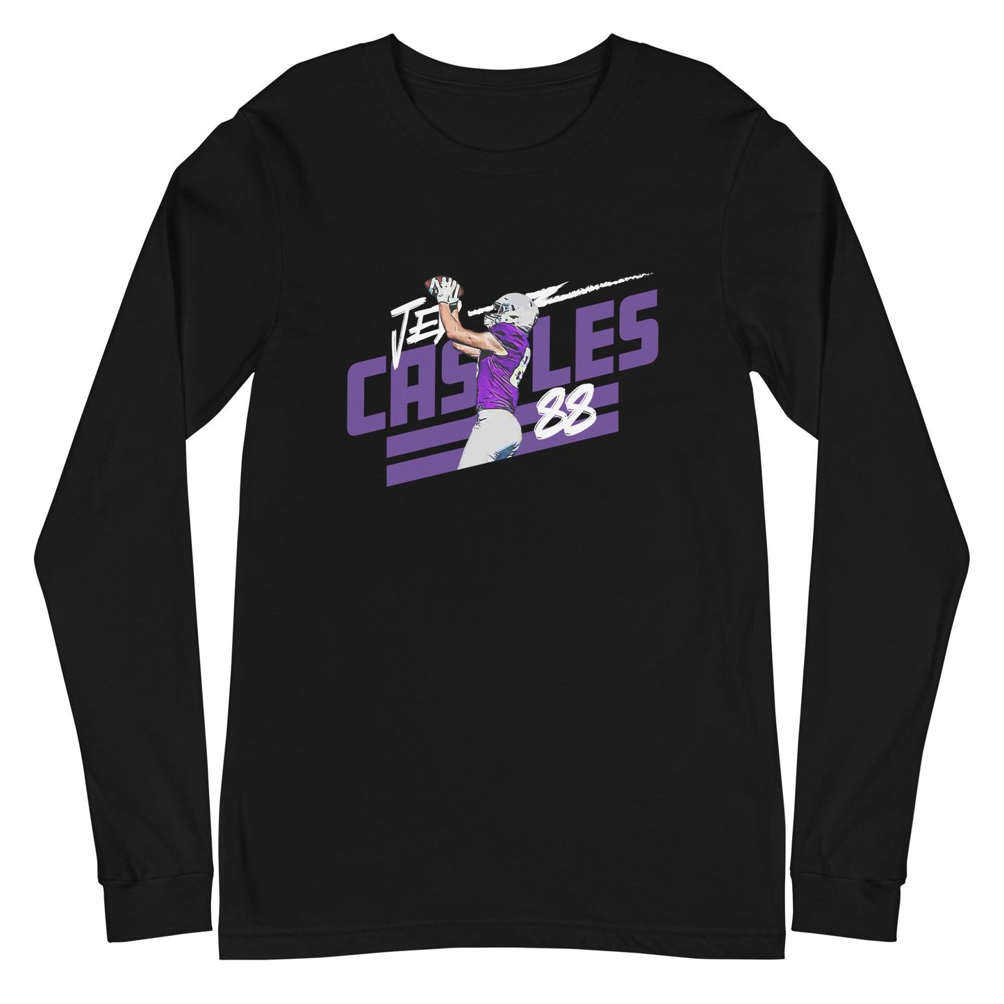 Jed Castles "Gameday" Long Sleeve Tee - Fan Arch