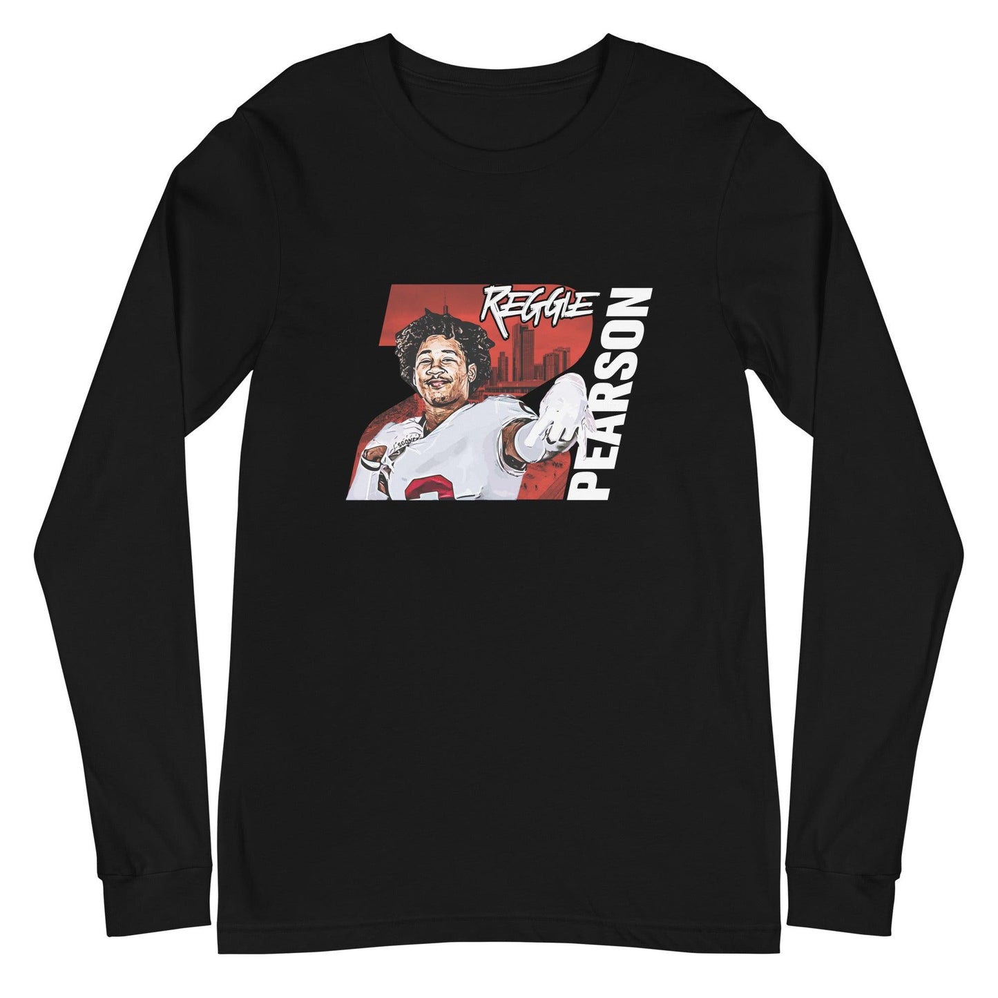 Reggie Pearson "Gameday" Long Sleeve Tee - Fan Arch