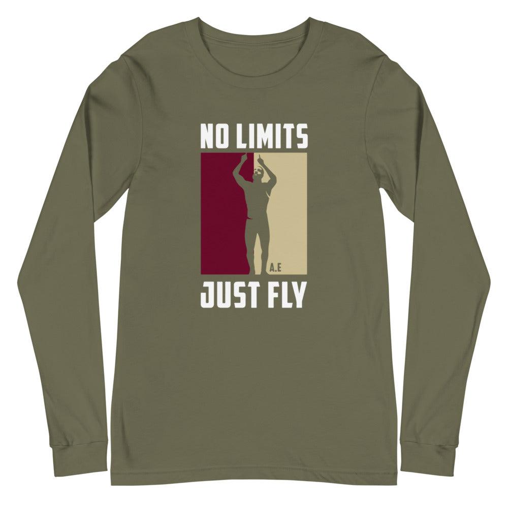Andre Ewers "No Limits Just Fly" Long Sleeve Shirt - Fan Arch