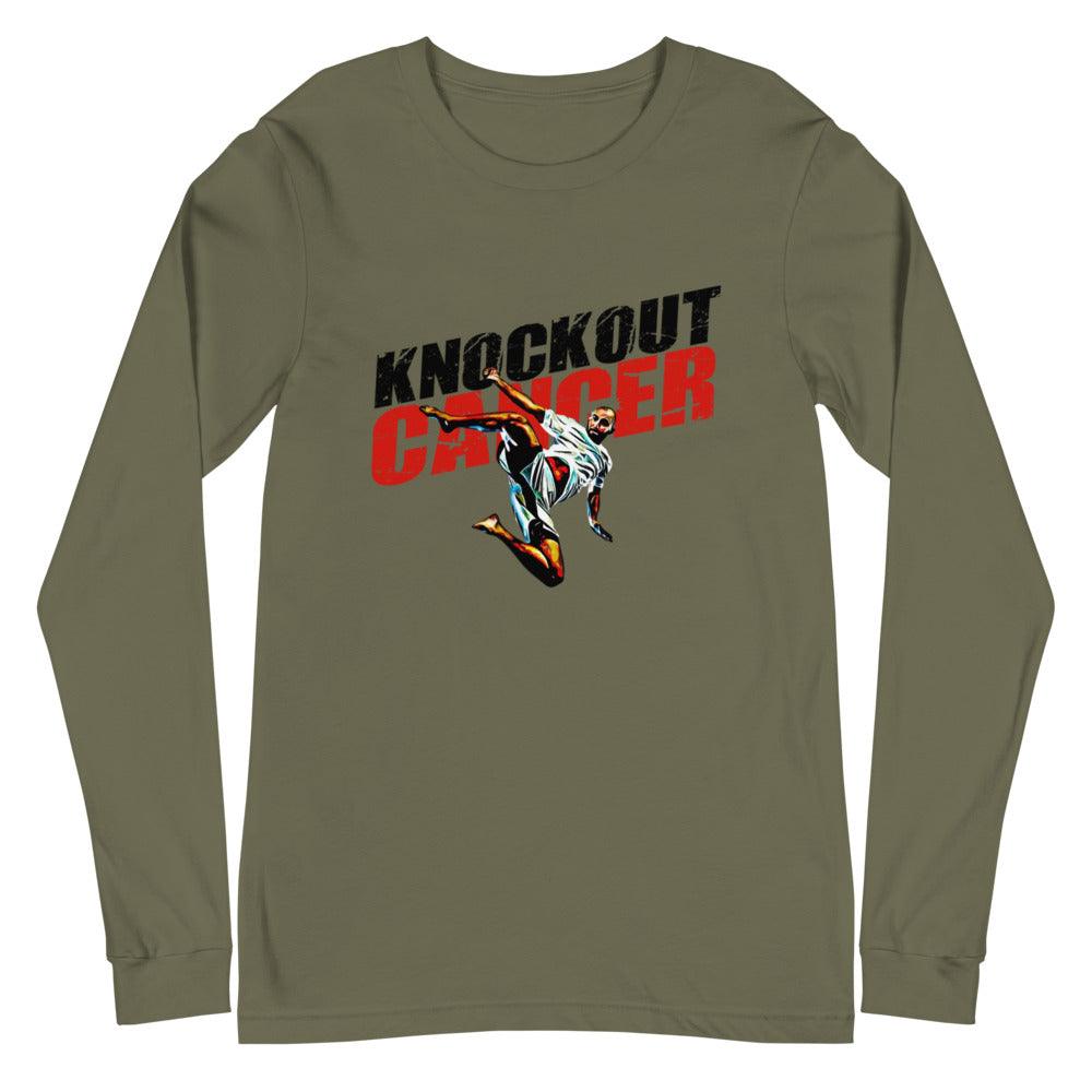 Giga Chikadze "Knockout Cancer" Long Sleeve Tee - Fan Arch